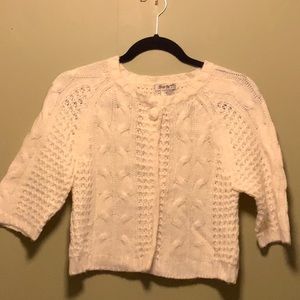 POUT CABLE SWEATER SIZE MEDIUM NWOT